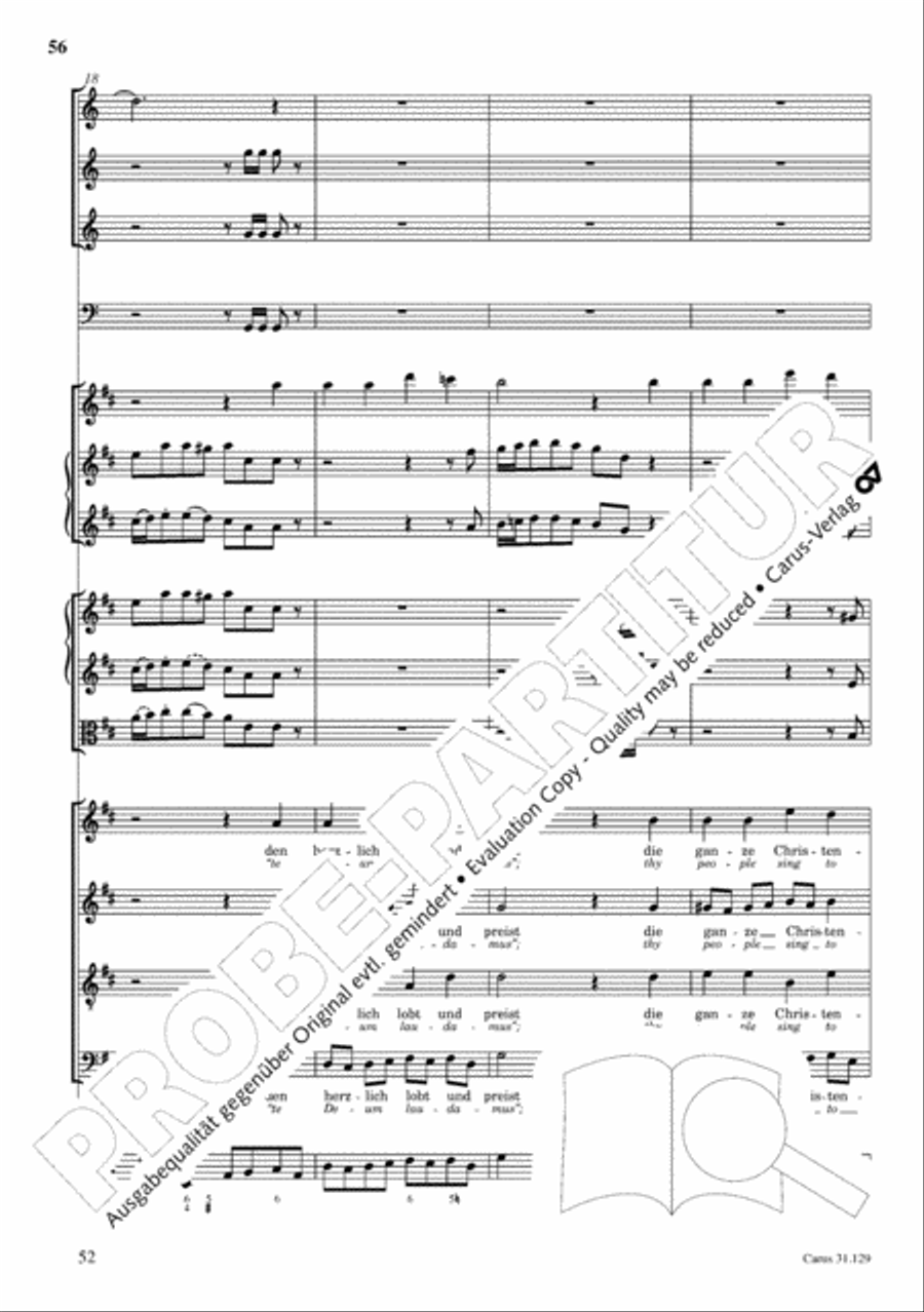 The Complete Sacred Vocal Works (Das geistliche Vokalwerk) Voice scores gallery preview page 57