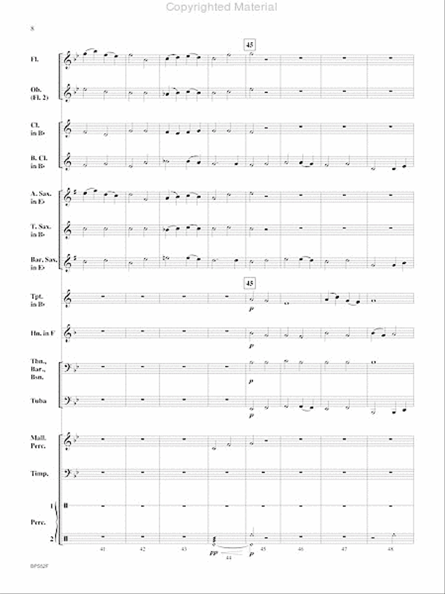 Redhawk Concert Band scores gallery preview page 9