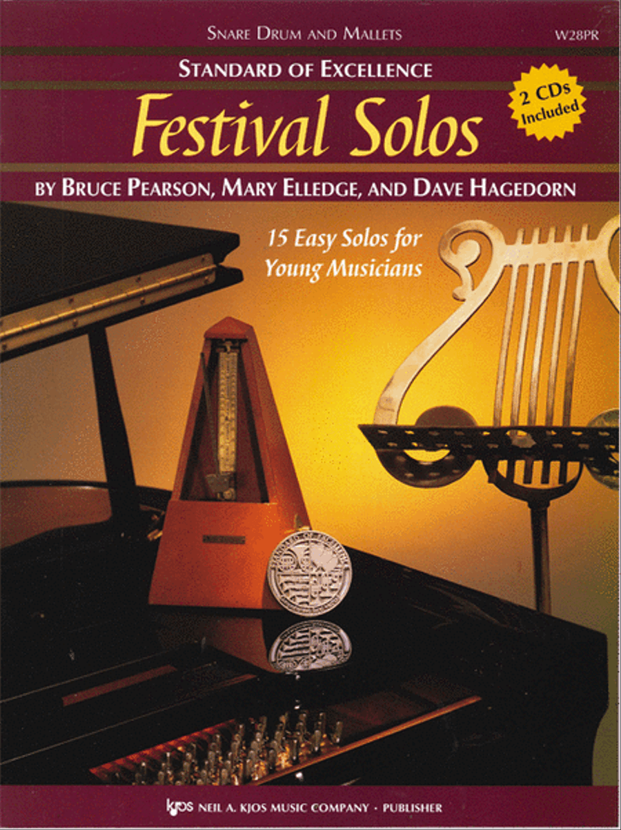 Standard of Excellence: Festival Solos-Drums & Mallet Percussion Concert Band Methods scores gallery preview page 1