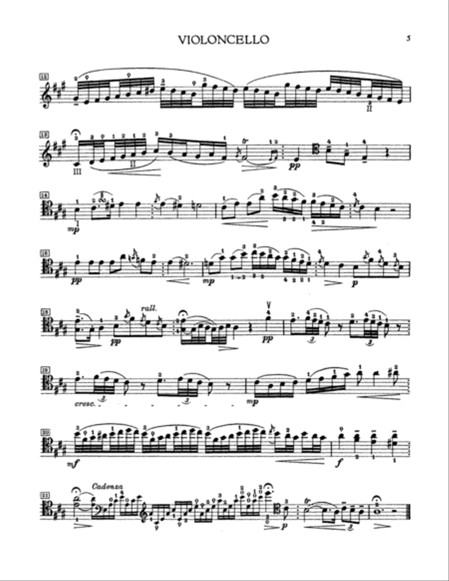 Boccherini: Three Sonatas for Cello and Piano Piano Accompaniment scores gallery preview page 4