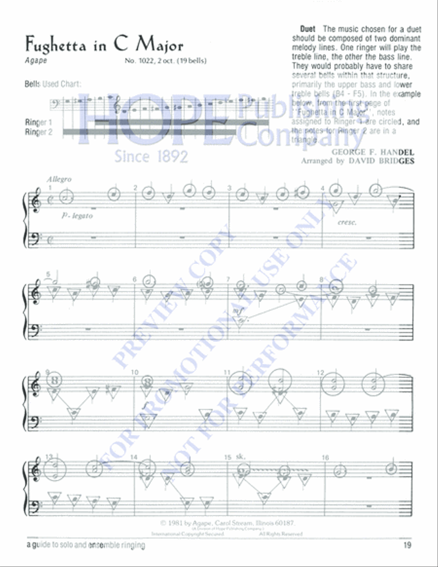 Impossible Ringing Made Possible Handbell Choir scores gallery preview page 21
