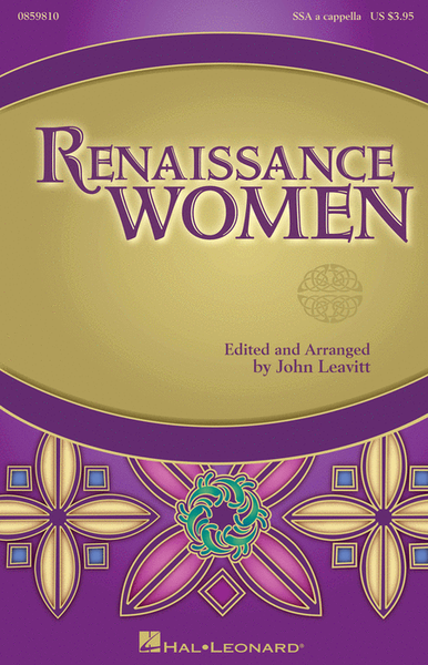 Renaissance Women by Giovanni Giacomo Gastoldi Choir - Sheet Music
