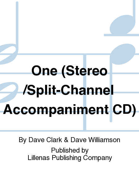 One (Stereo/Split-Channel Accompaniment CD)