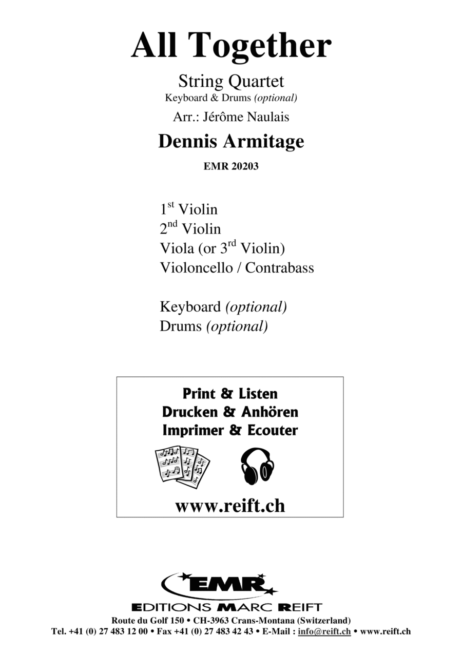 All Together All Together String Quartet scores gallery preview page 1