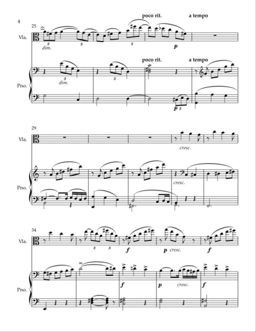 Album Leaf Viola scores gallery preview page 4