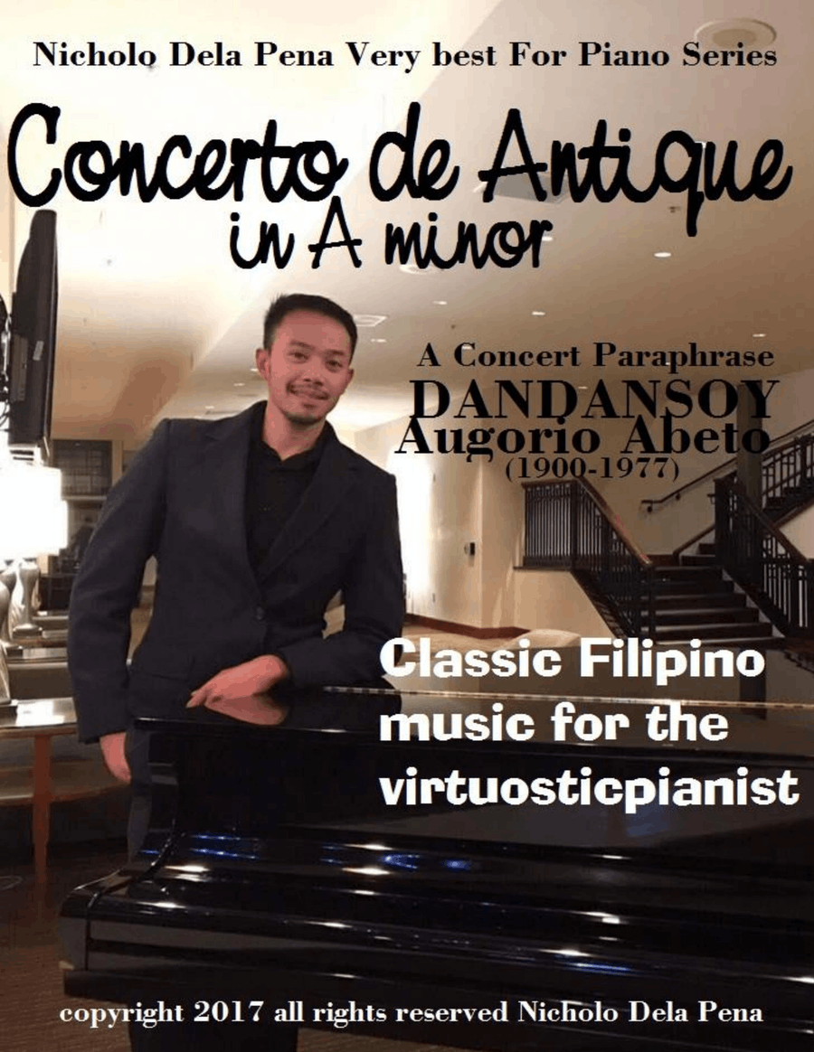 DANDANSOY A CONCERT PARAPHRASE "CONCERTO DE ANTIQUE IN A MINOR image number null