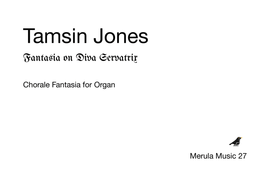 Fantasia on Diva Servatrix Organ Solo scores gallery preview page 1
