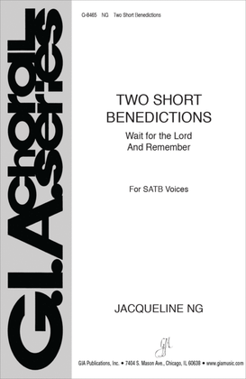 Book cover for Two Short Benedictions
