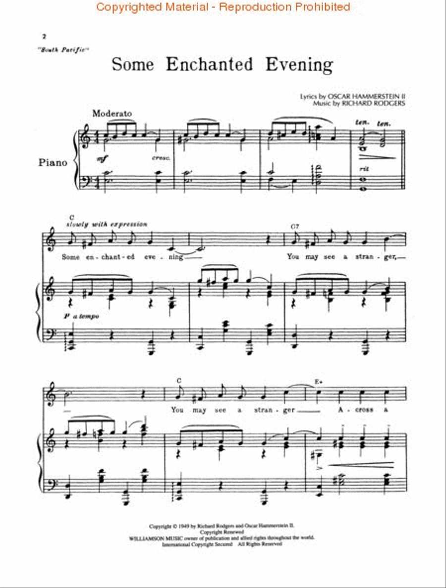 <br>Sheet music extract