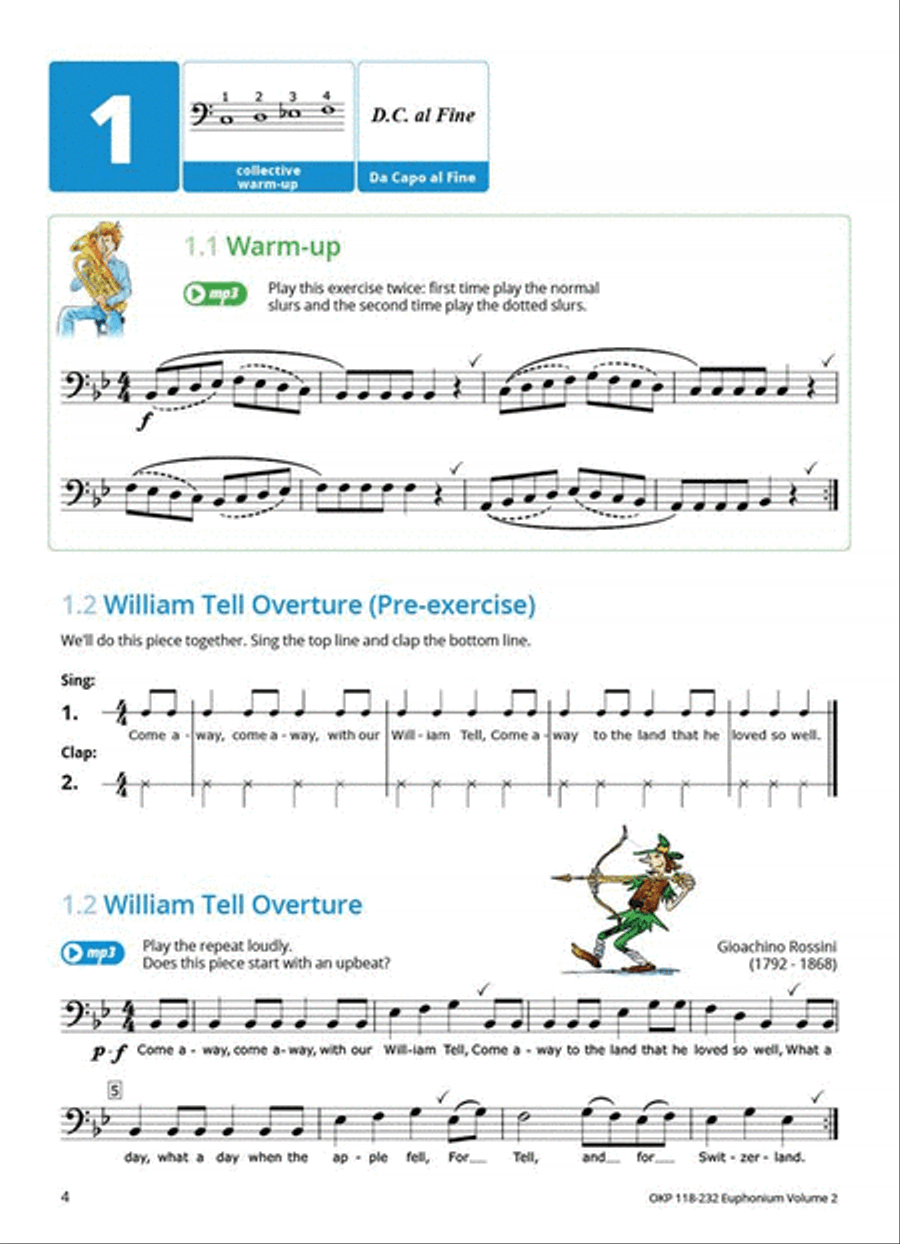 Learning Music Together Vol. 2 Baritone Horn scores gallery preview page 2
