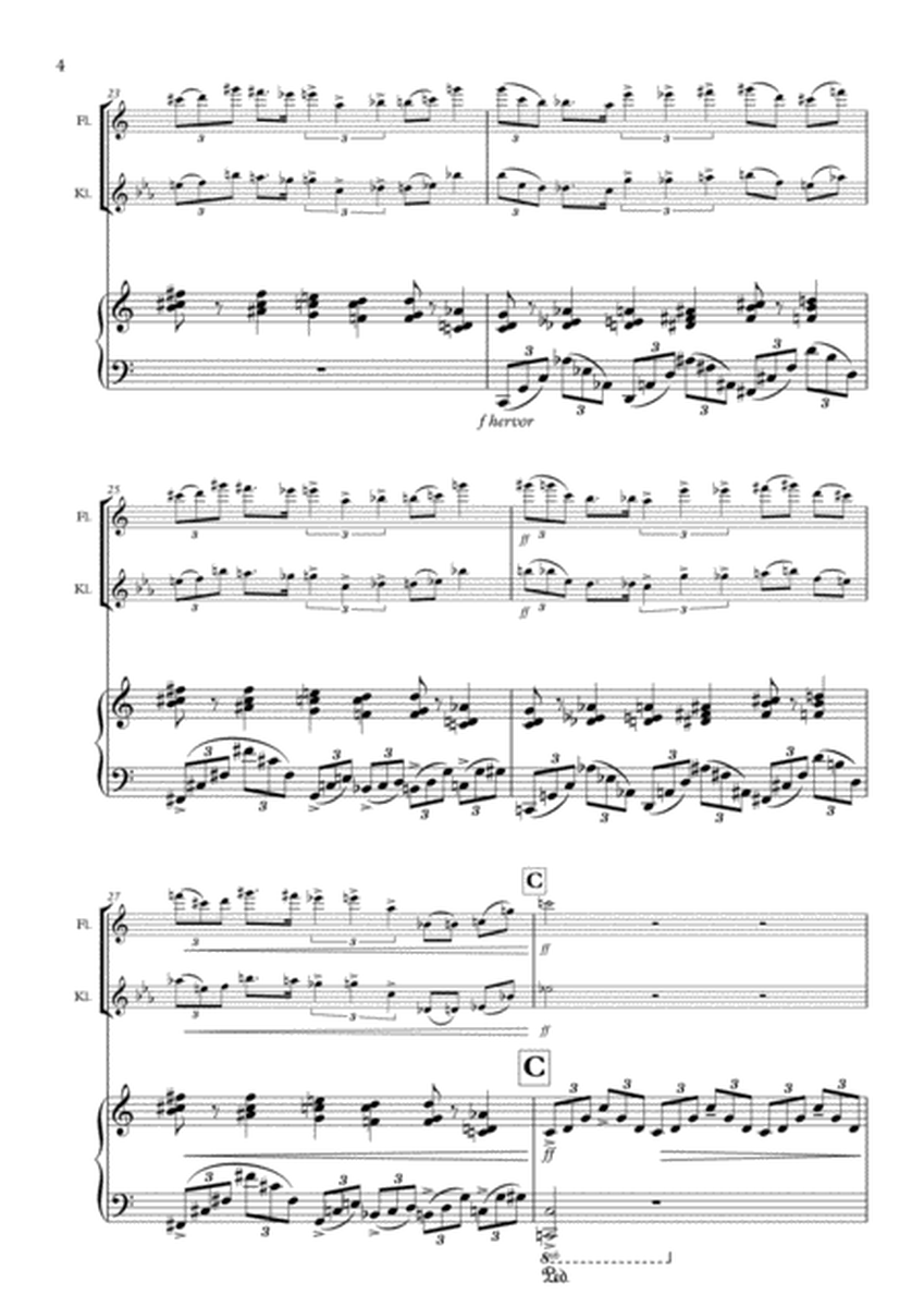 Stilbrüche, Trio for Flute with Piccoloflute, Clarinet in A and Piano image number null