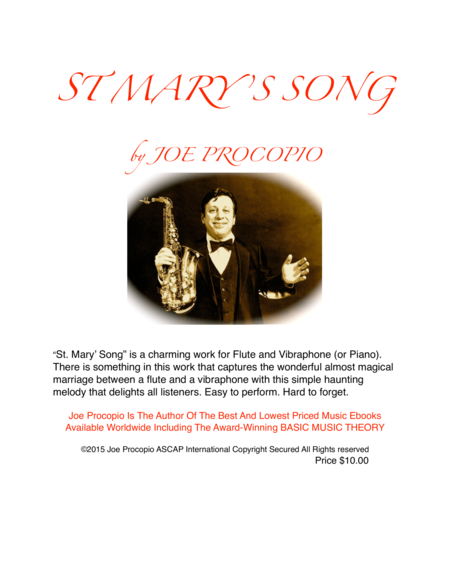 ST MARY'S SONG FLUTE SOLO by Joe Procopio image number null