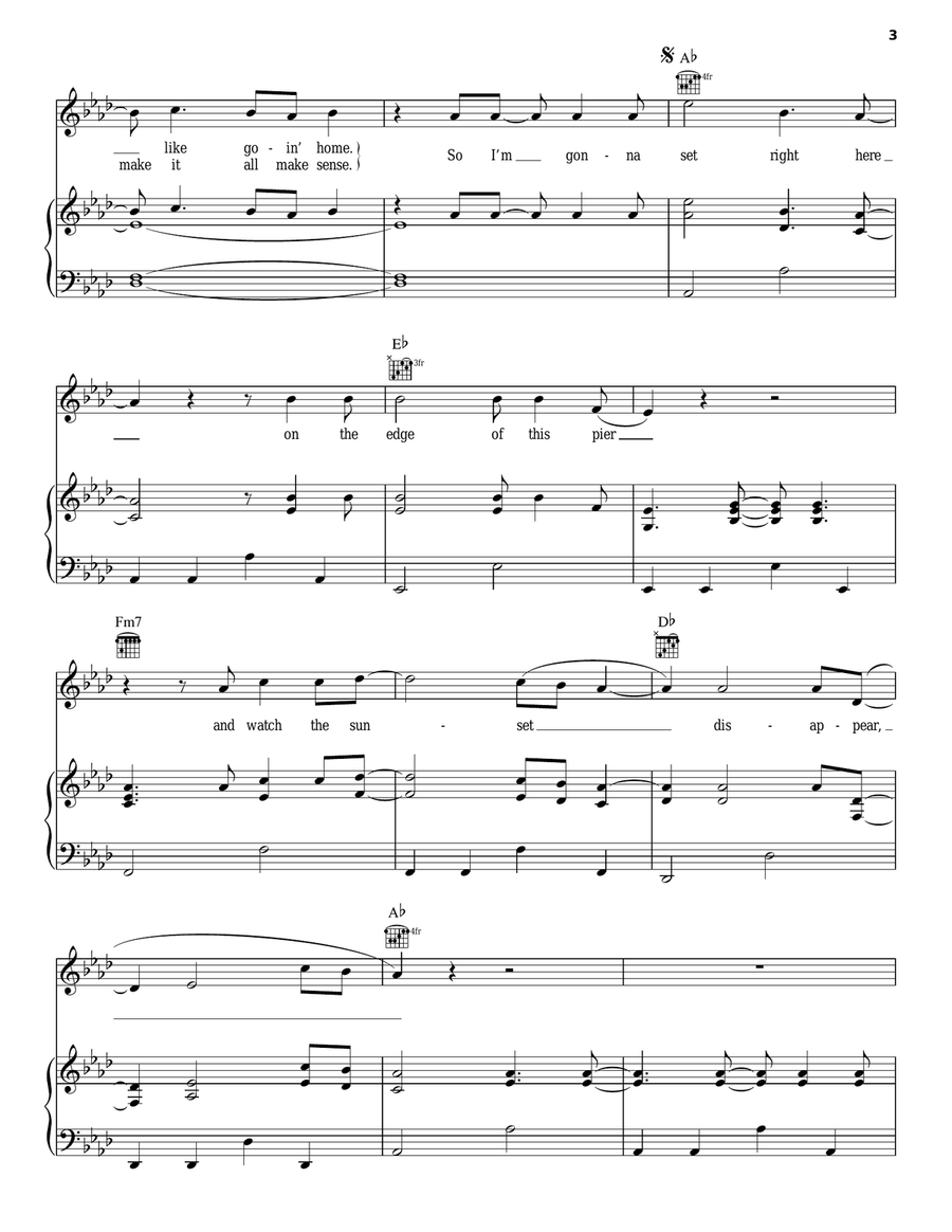 Drink A Beer Acoustic Guitar scores gallery preview page 3