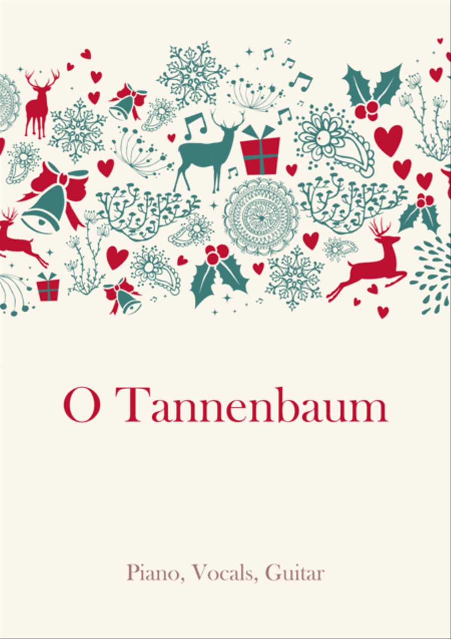 O Tannenbaum Piano, Vocal, Guitar scores gallery preview page 1