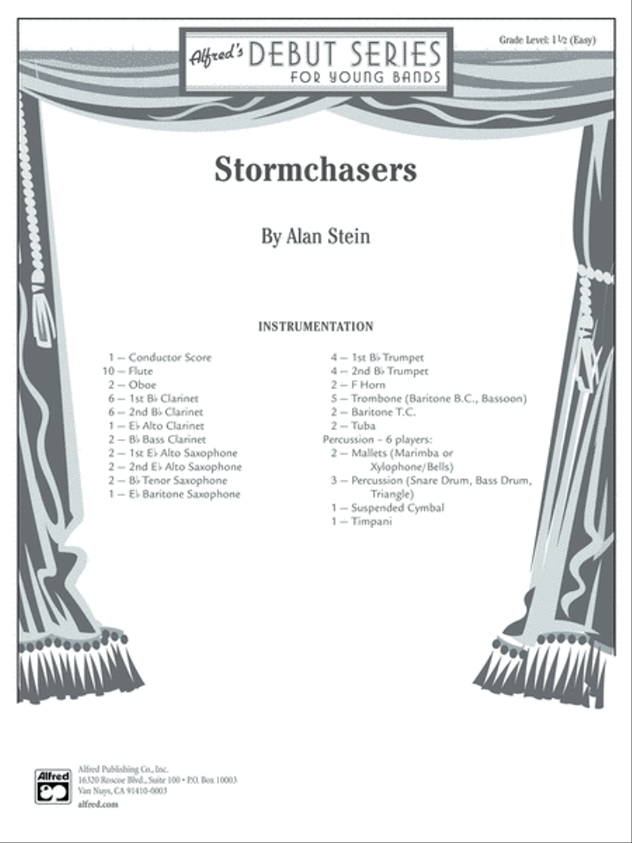 Stormchasers: Score Stormchasers: Score Concert Band scores gallery preview page 1
