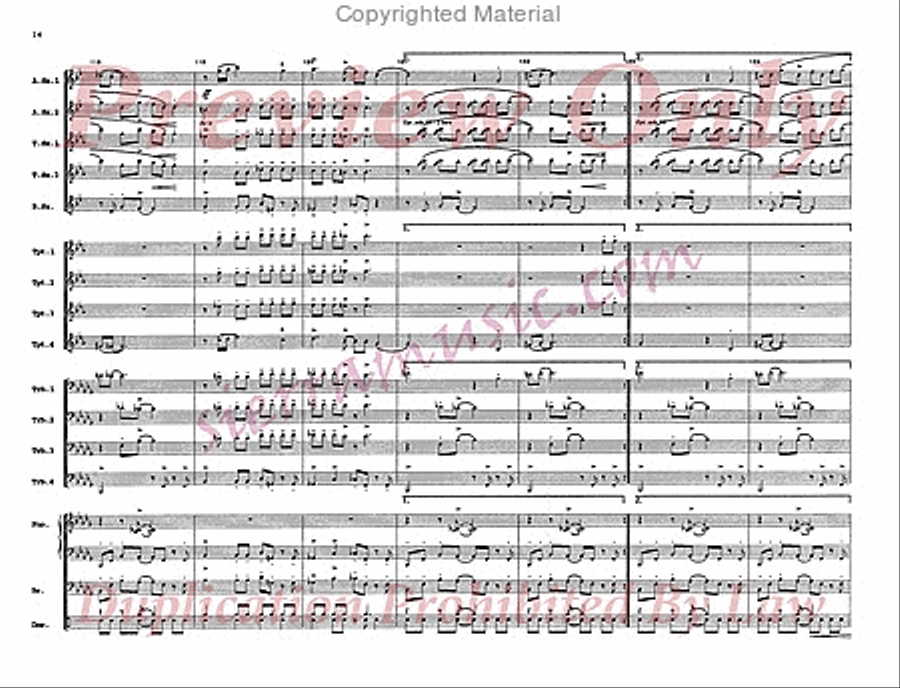 Shadrack Big Band scores gallery preview page 15