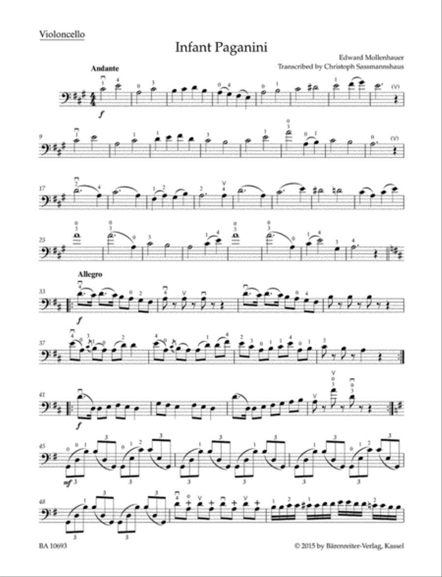The Infant Paganini The Infant Paganini Piano Accompaniment scores gallery preview page 2