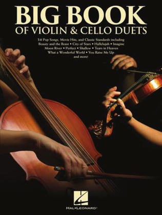 Book cover for Big Book of Violin & Cello Duets