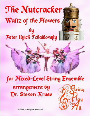 Book cover for Waltz of the Flowers from "Nutcracker" for Multi-Level String Orchestra