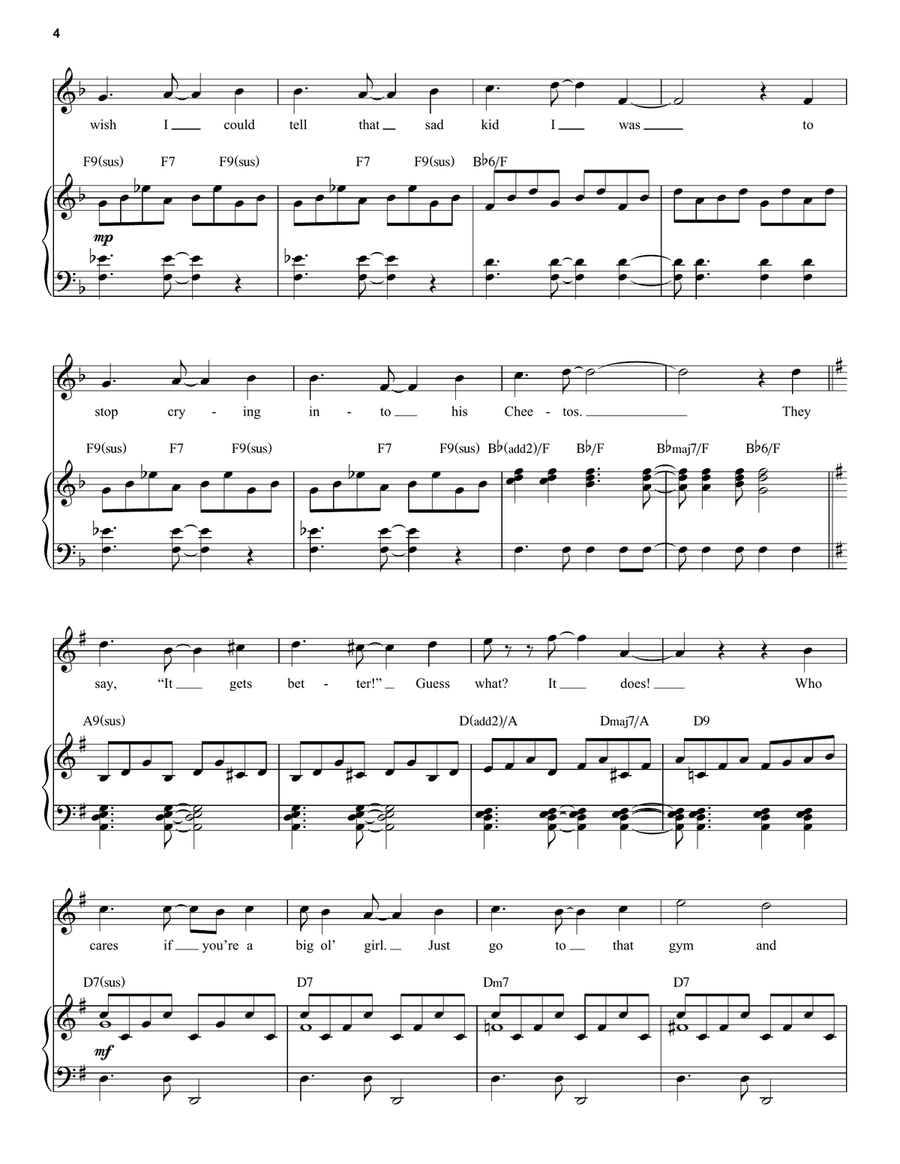 Barry Is Going To Prom (from The Prom: A New Musical) Voice scores gallery preview page 4