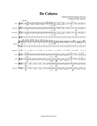De Colores (for Beginning Orchestra)