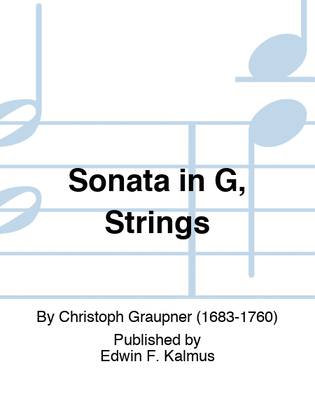 Sonata in G, Strings