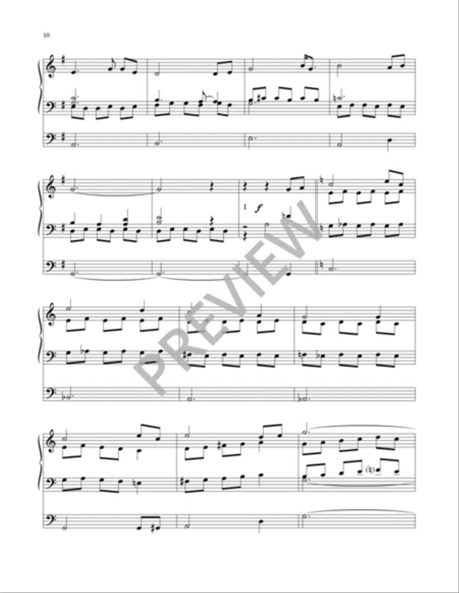 Five Preludes on Early American Tunes Organ scores gallery preview page 12