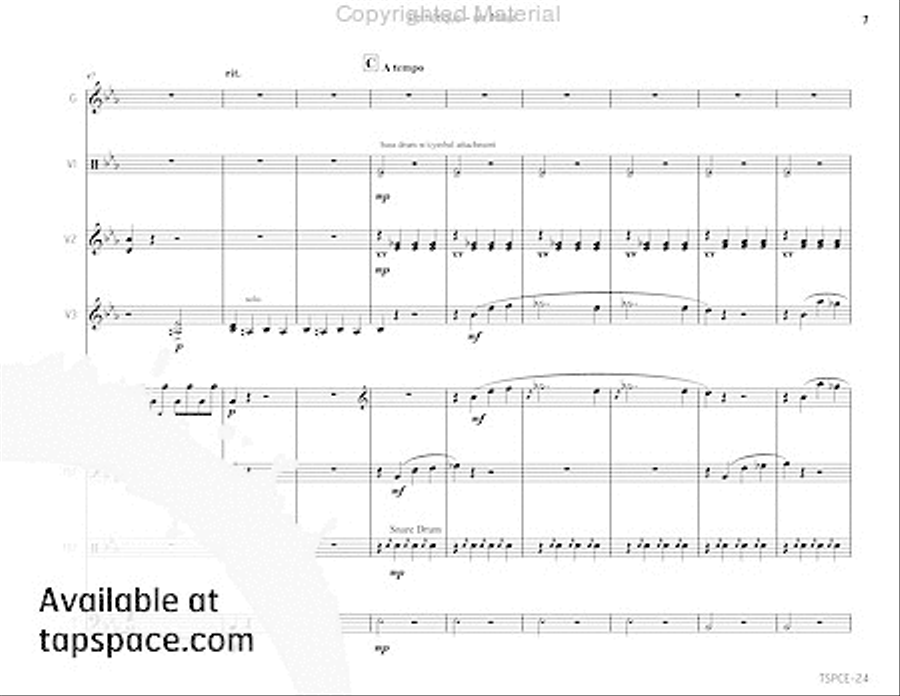 Pathetique Percussion Ensemble scores gallery preview page 12