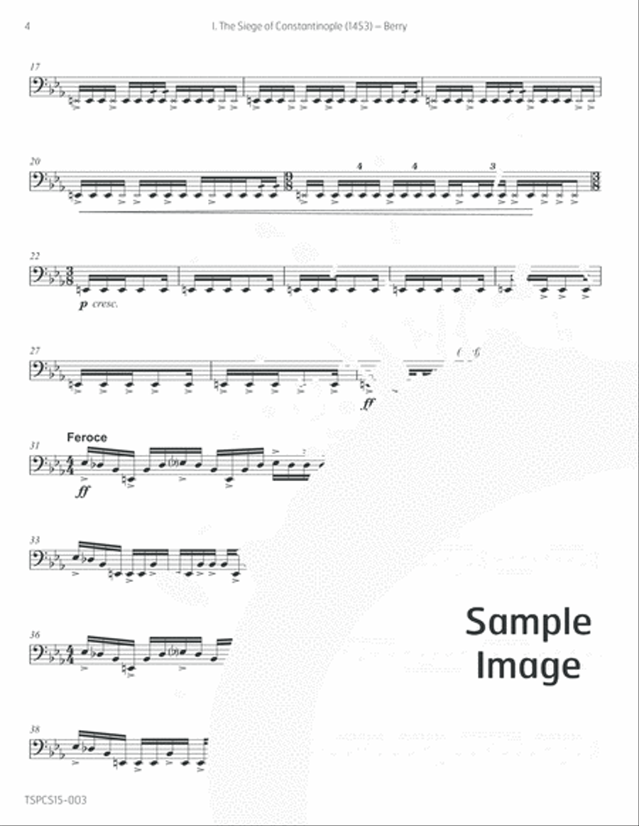 Mehteran Percussion scores gallery preview page 5