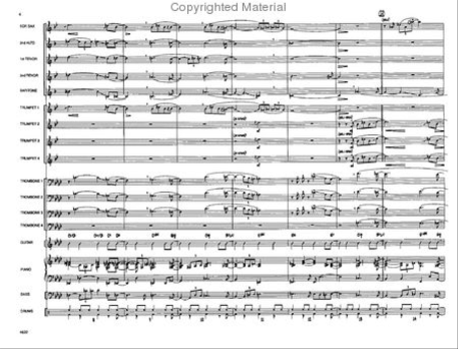 Been Alone Too Long Jazz Ensemble scores gallery preview page 3