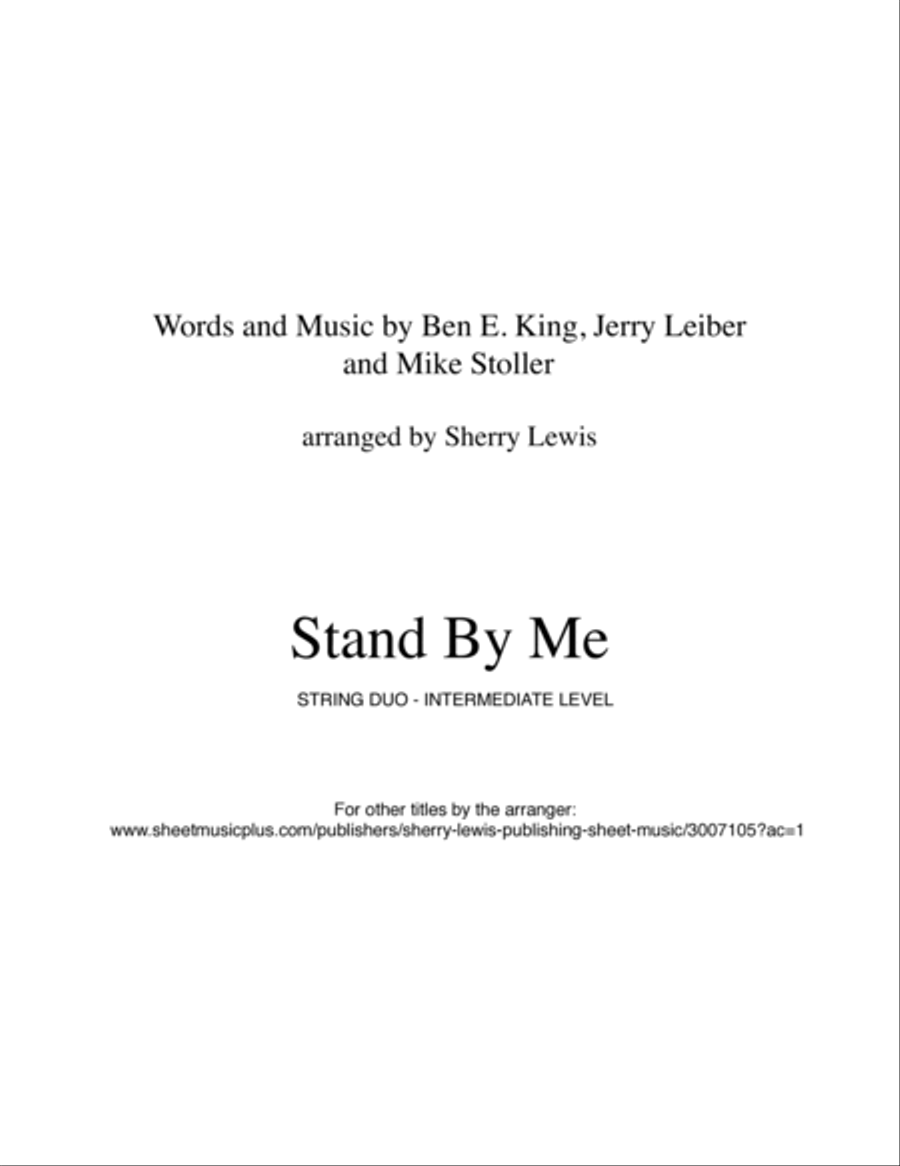 Stand By Me String Duet scores gallery preview page 2