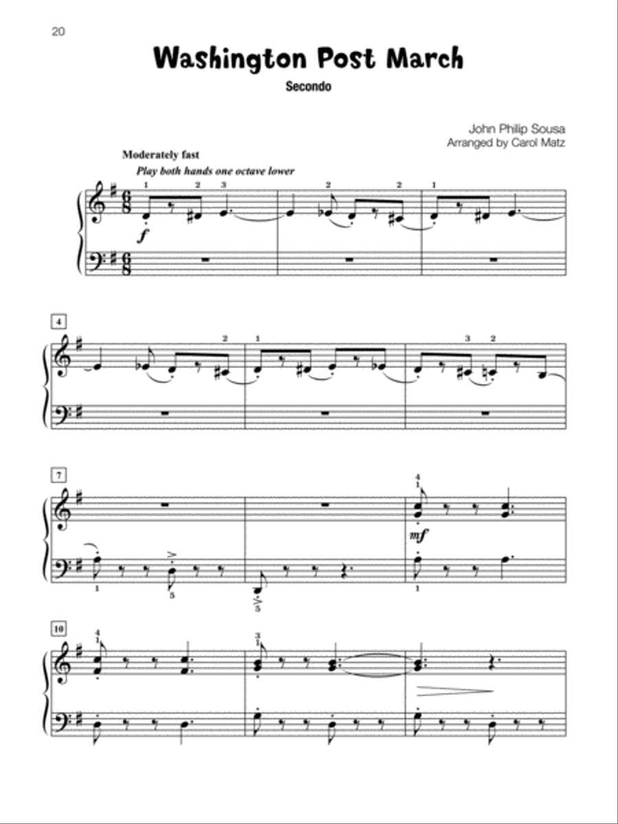 Famous & Fun Duets, Book 4 Small Ensemble scores gallery preview page 6