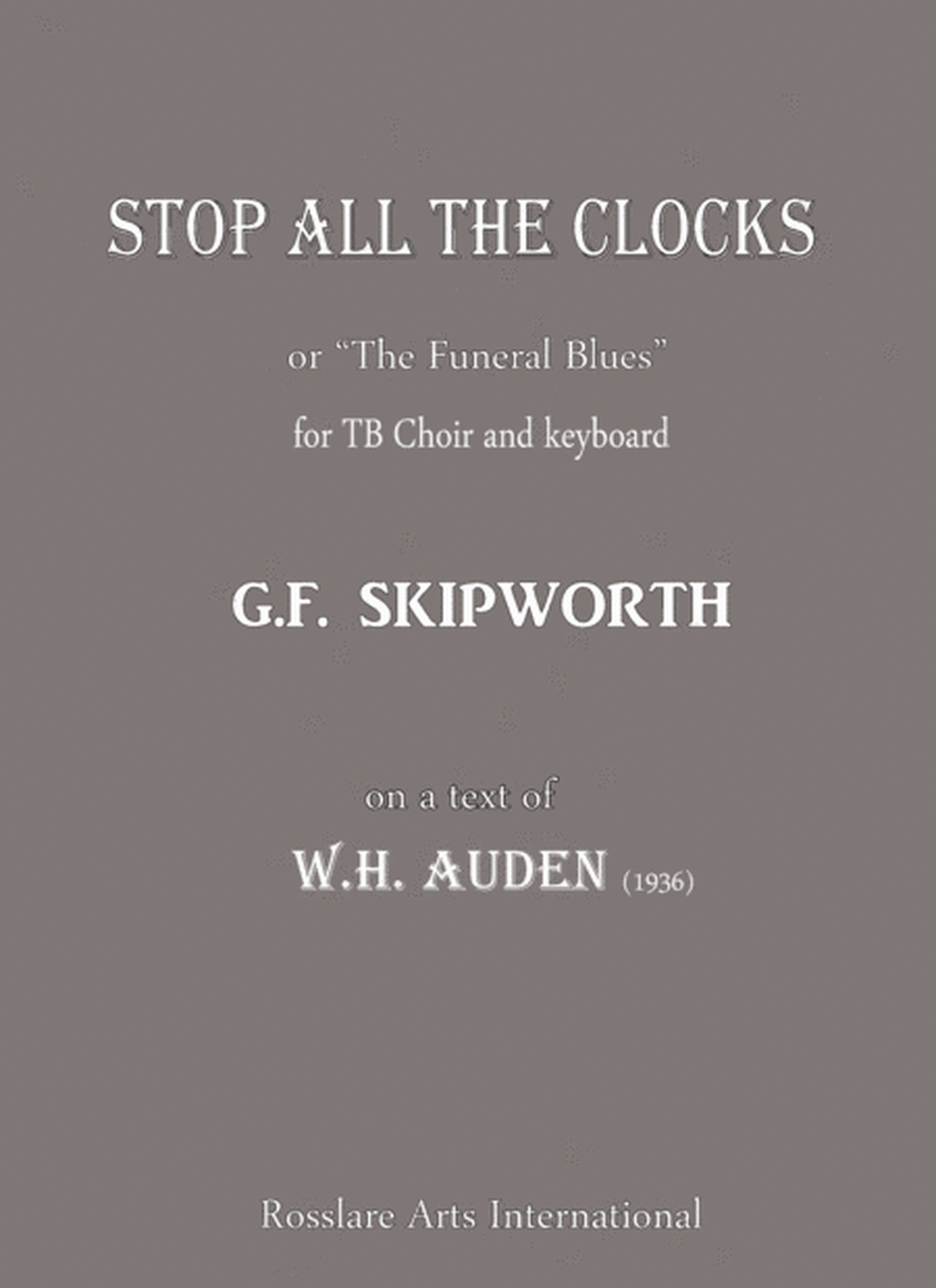 Stop All the Clocks