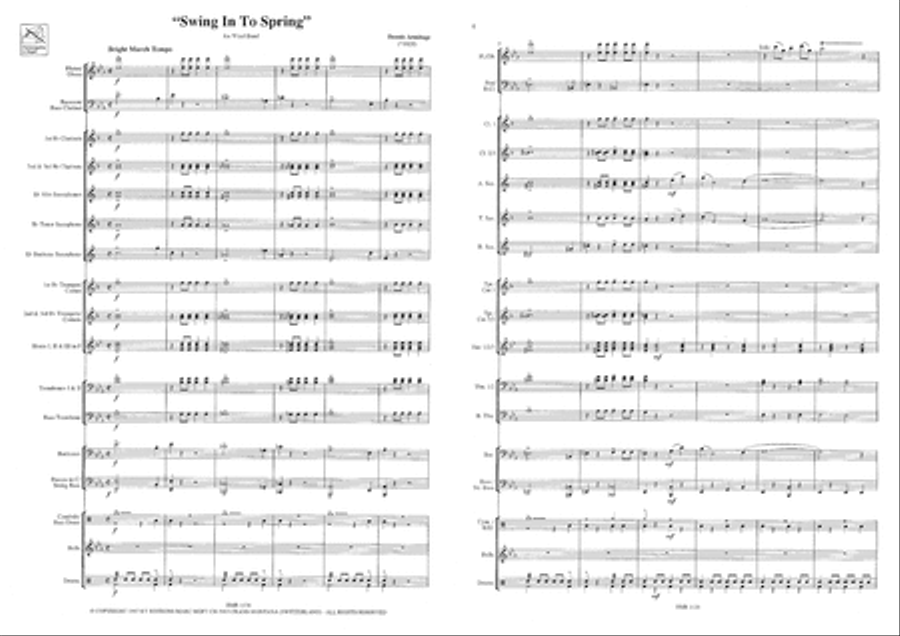 Swing In To Spring Concert Band scores gallery preview page 3