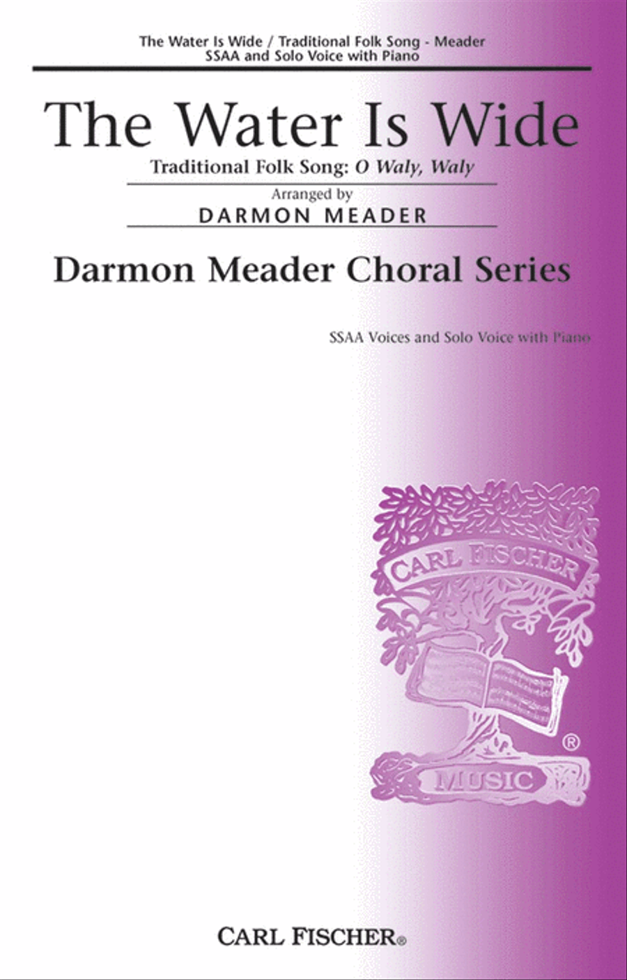 The Water Is Wide Choir scores gallery preview page 1