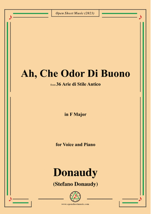 Donaudy-Ah,Che Odor Di Buono,in F Major