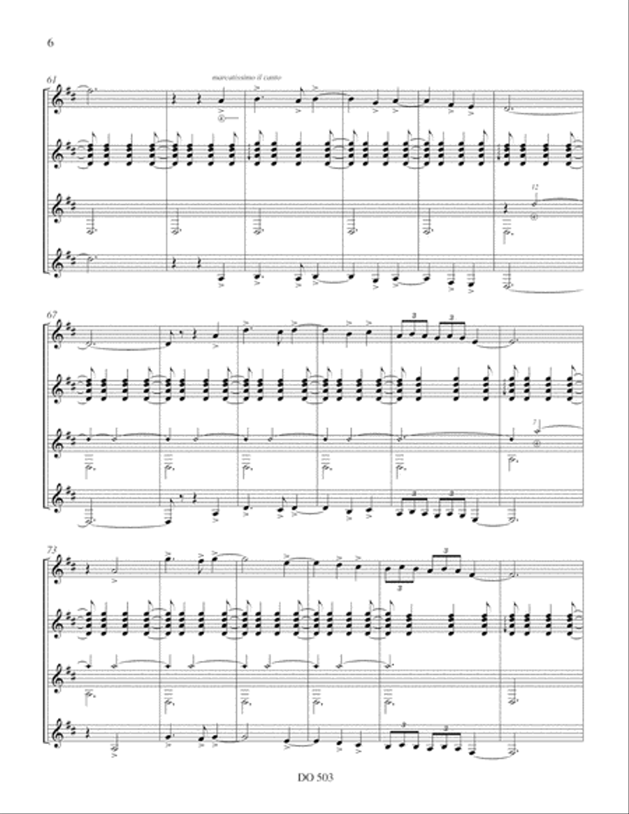 Intermezzo Intermezzo Guitar Ensemble scores gallery preview page 6