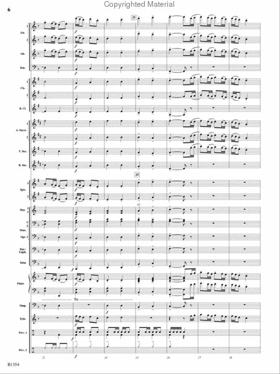Buccaneer Hornpipe Concert Band scores gallery preview page 5