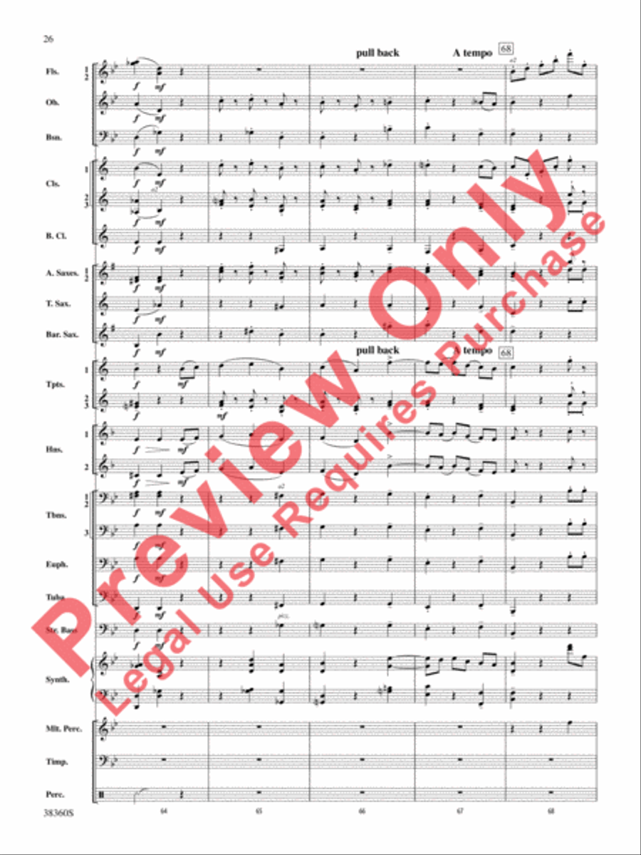 Tonadillas Suite Concert Band scores gallery preview page 27