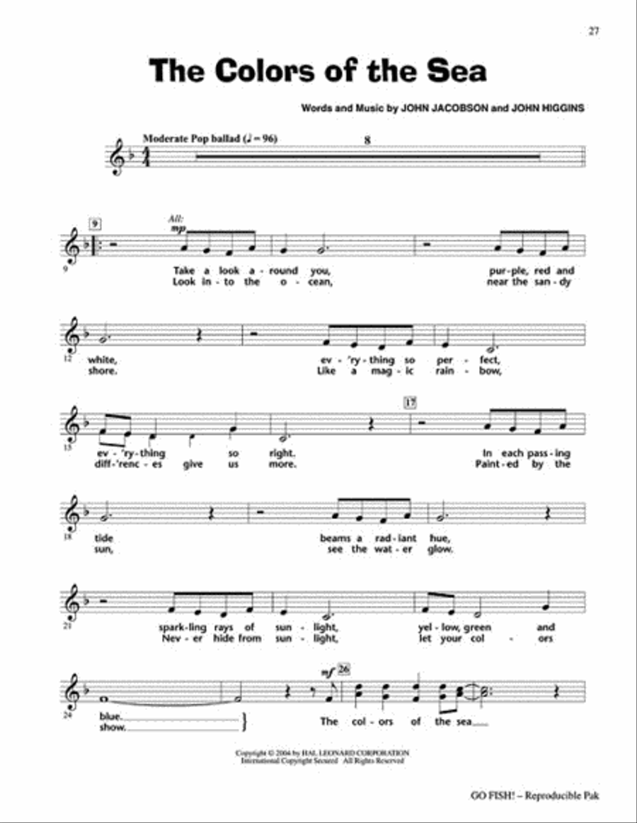 Go Fish! Choir scores gallery preview page 7