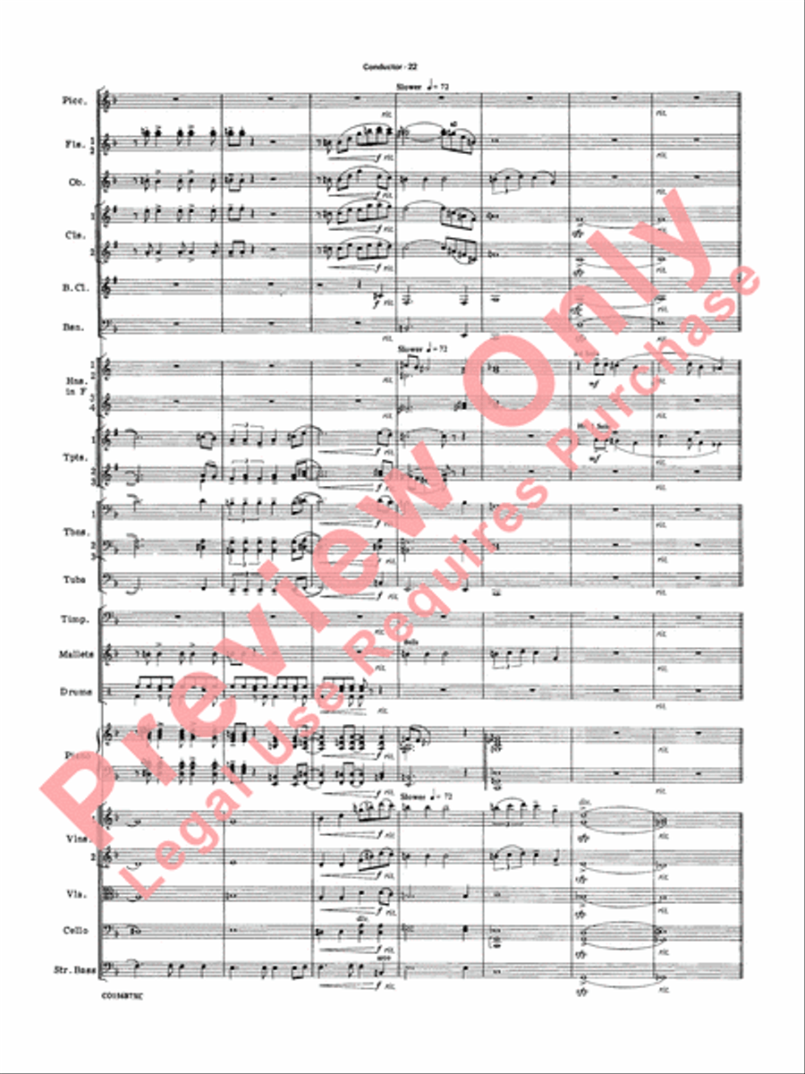 Themes from 007 Full Orchestra scores gallery preview page 25