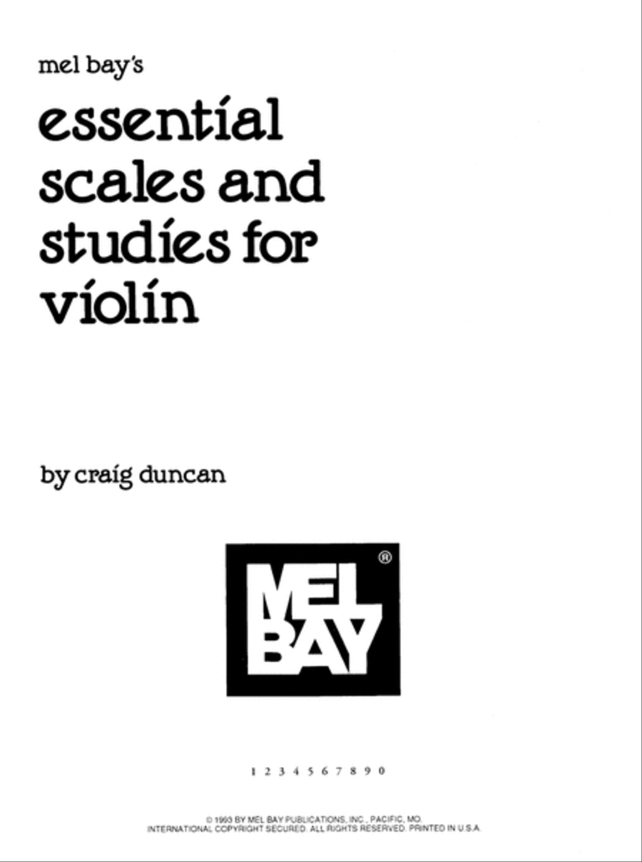 Essential Scales and Studies for Violin, Level 1 String Methods scores gallery preview page 2