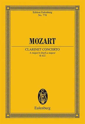 Book cover for Clarinet Concerto, K. 622 in A Major