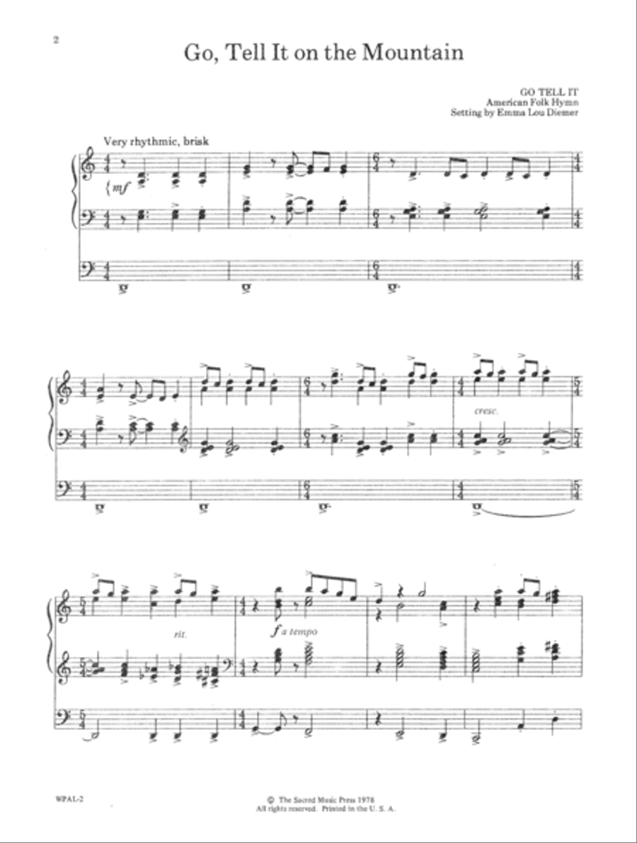 With Praise And Love No 1 Organ scores gallery preview page 4