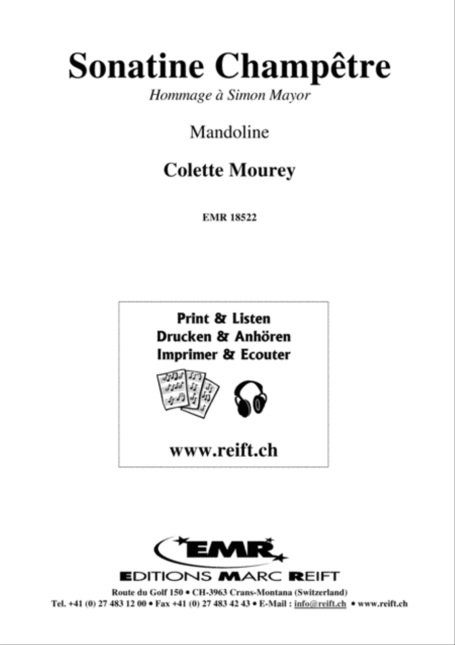 Sonatine Champetre Mandolin scores gallery preview page 2