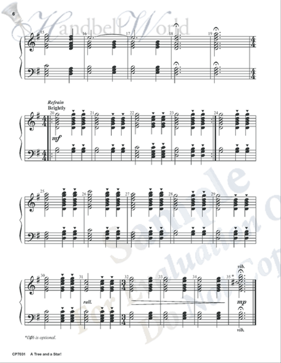 Tree and a Star 3-Octaves scores gallery preview page 5