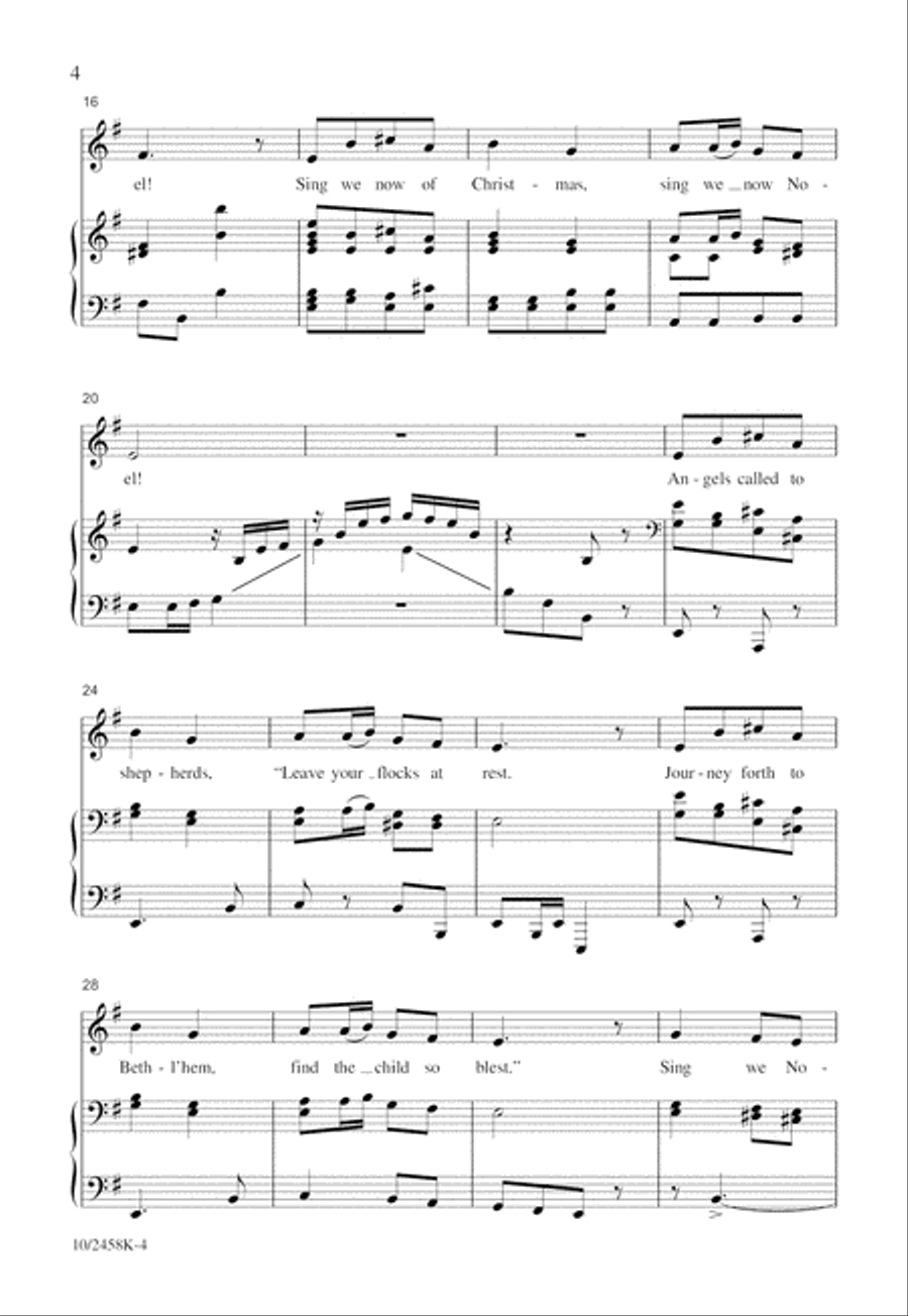 Sing We Now of Christmas Sing We Now of Christmas Unison Choir scores gallery preview page 4