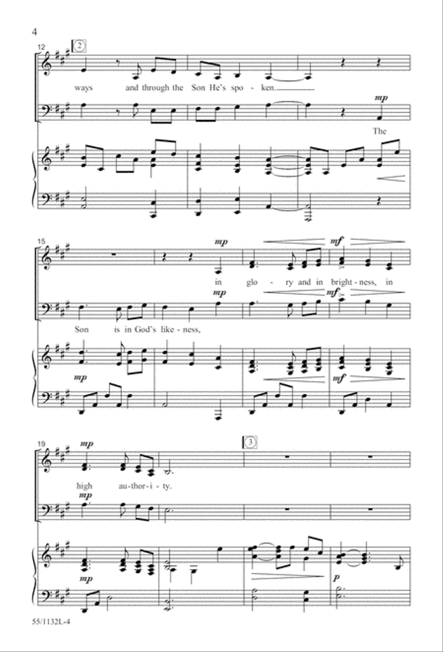 Journey to the Cross 4-Part scores gallery preview page 4