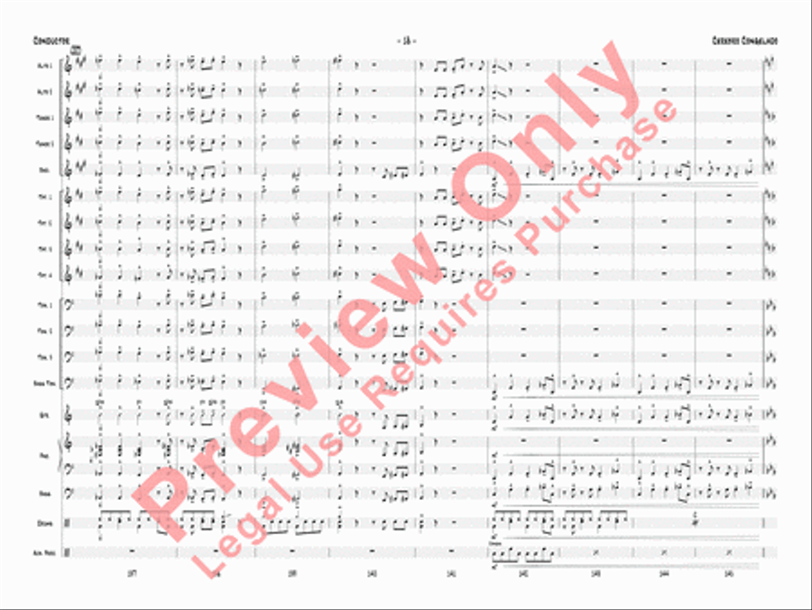 Cerebro Congelado Jazz Ensemble scores gallery preview page 21