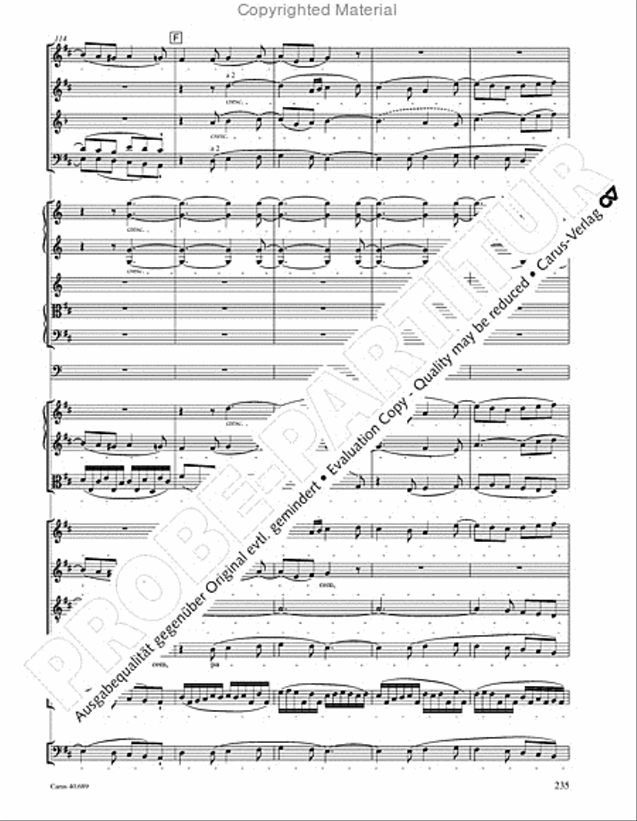 Missa solemnis Missa solemnis 4-Part scores gallery preview page 251